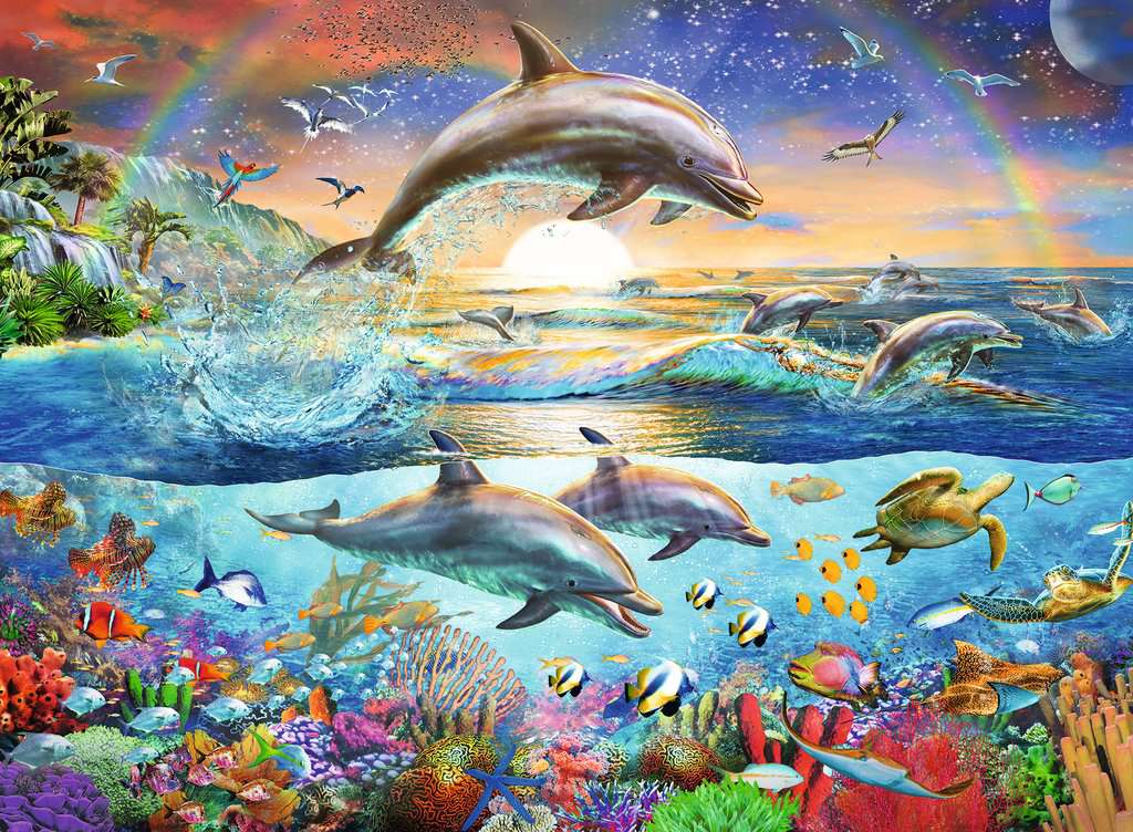 Ravensburger Puzzle 300 Teile Delfinparadies