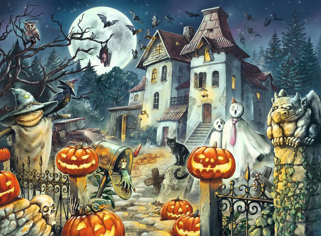 Ravensburger Puzzle 300 Teile Das Halloweenhaus