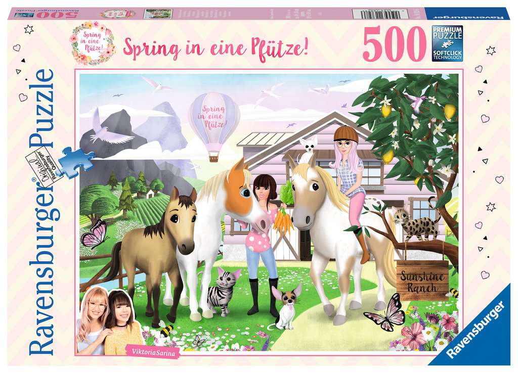 Ravensburger Puzzle 500 Teile ViktoriaSarina und ihre Lieblinge