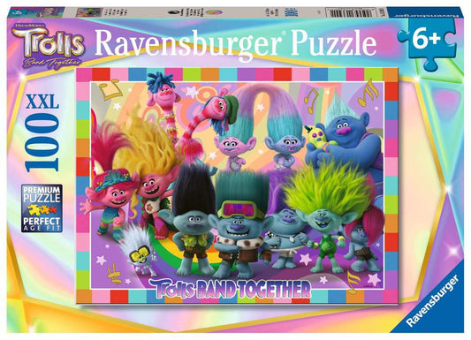 Ravensburger Puzzle 100 Teile XXL Die Trolls-Band
