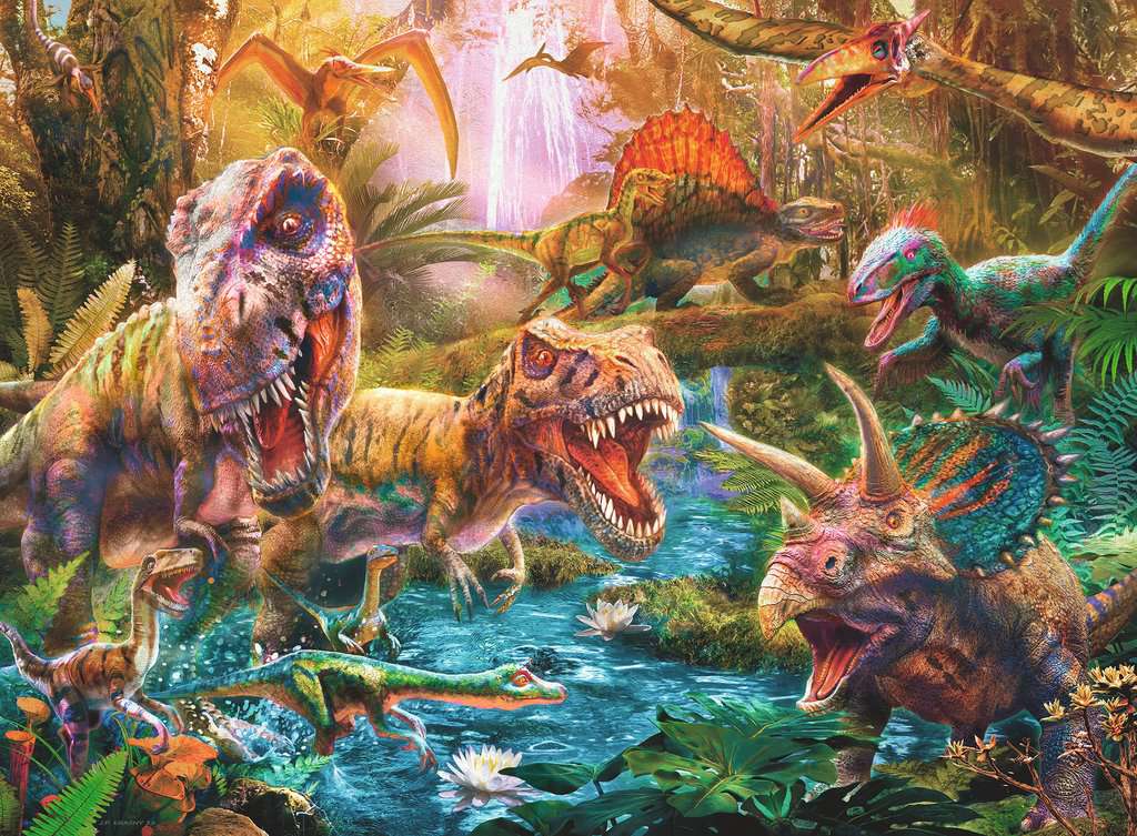 Ravensburger Puzzle 150 XXL Teile Versammlung der Dinosaurier