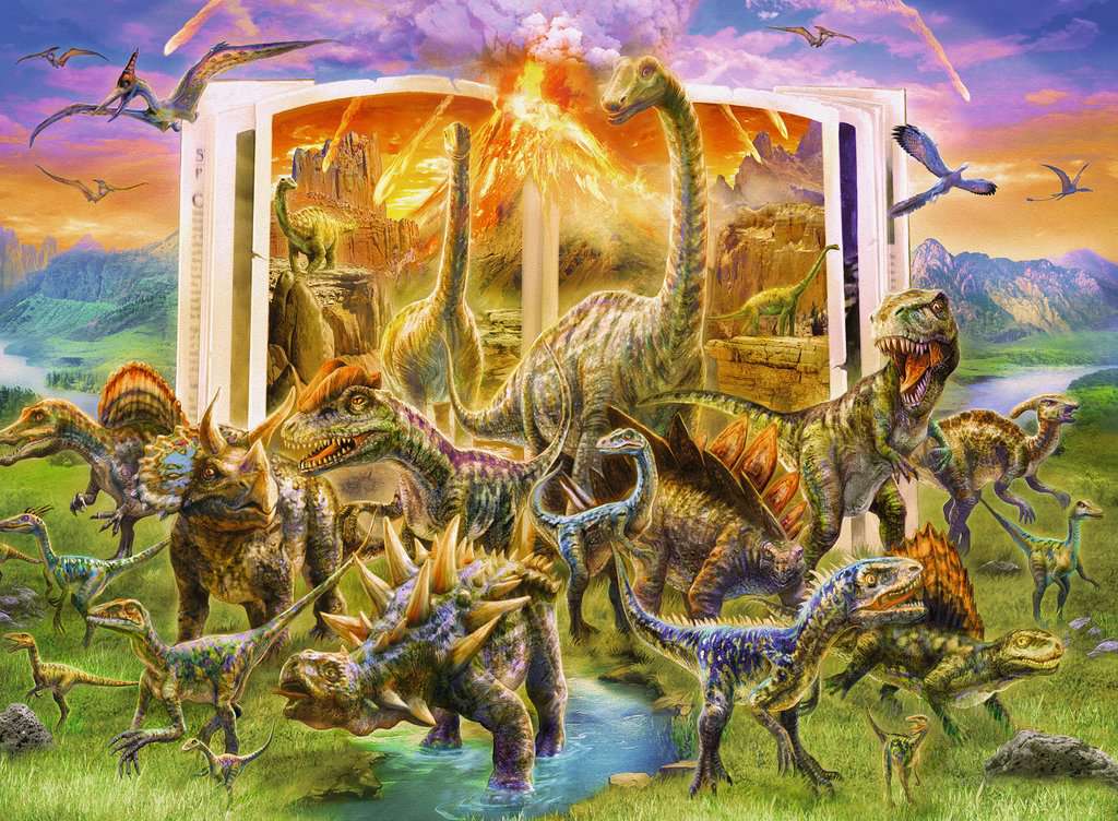 Ravensburger Puzzle 300 Teile Lexikon aus der Urzeit