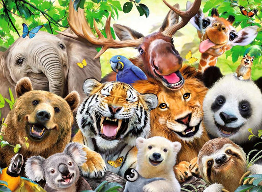 Ravensburger Puzzle 300 Teile Bitte lächeln!