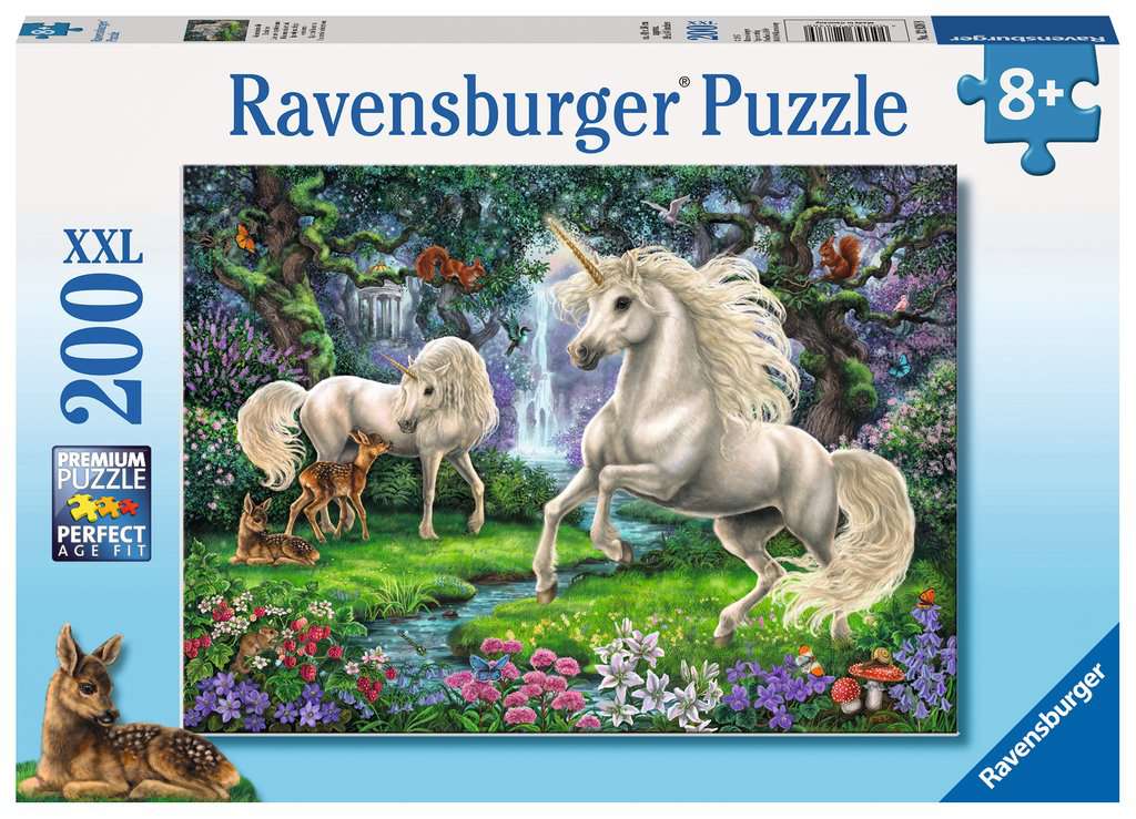 Ravensburger Puzzle 200 Teile XXL Geheimnisvolle Einhörner