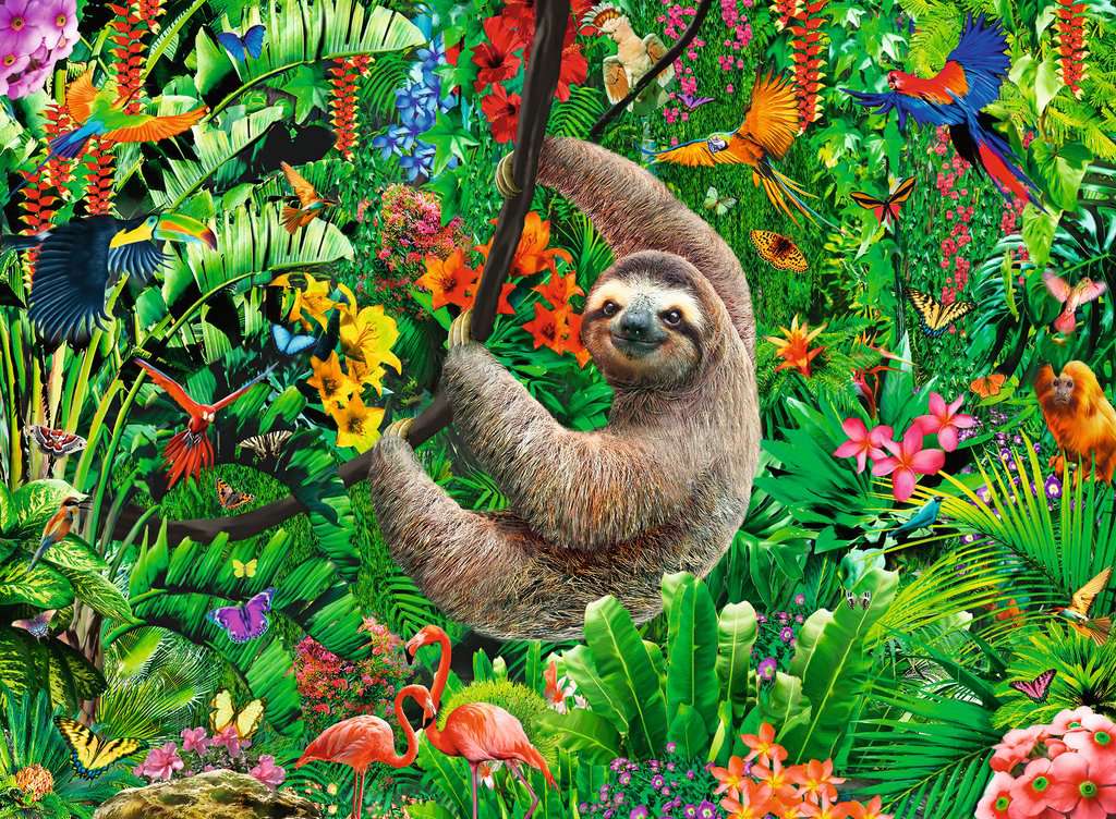 Ravensburger Puzzle 300 Teile Gemütliches Faultier