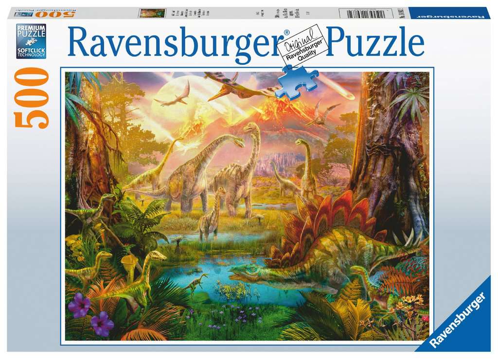 Ravensburger Puzzle 500 Teile Im Dinoland