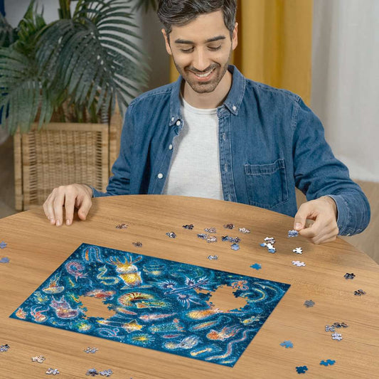 Ravensburger Puzzle 500 Teile Farbenfrohe Quallen