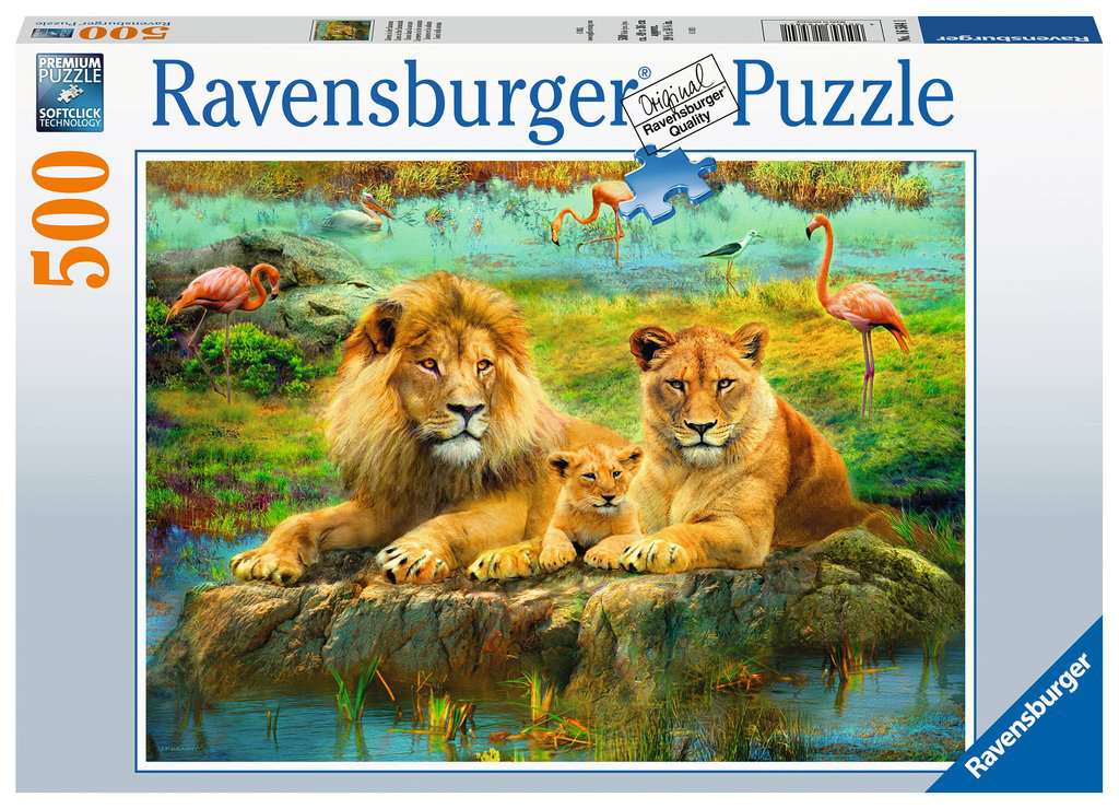 Ravensburger Puzzle 500 Teile Löwen in der Savanne