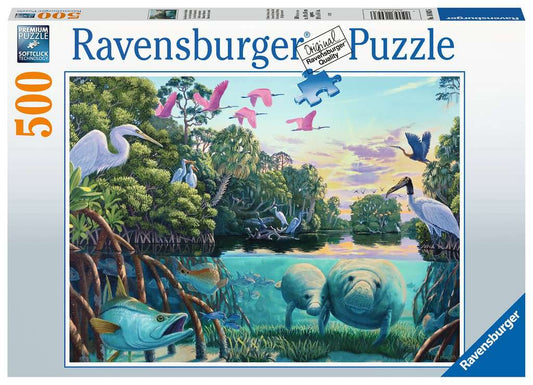 Ravensburger Puzzle 500 Teile Manatee Moments
