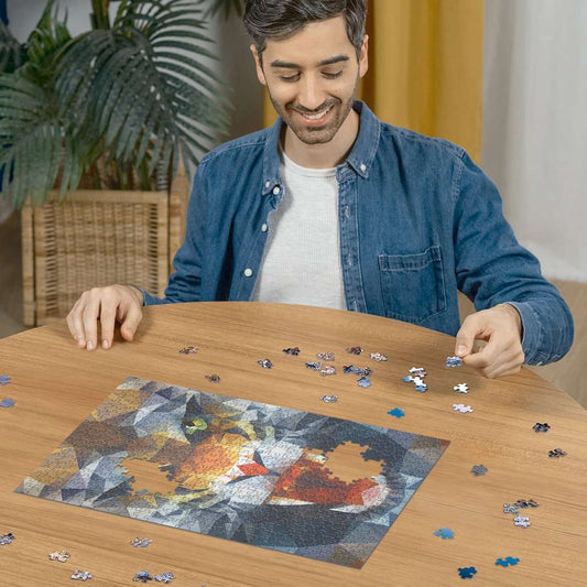 Ravensburger Puzzle 500 Teile Löwe aus Polygonen