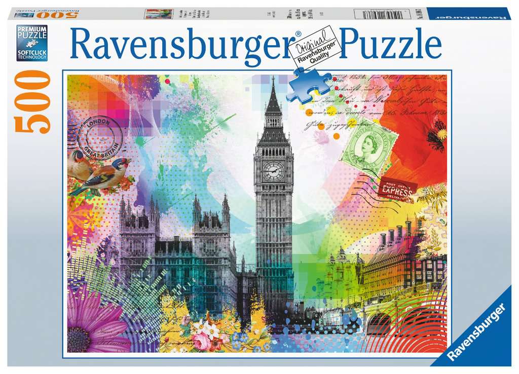 Ravensburger Puzzle 500 Teile Grüße aus London
