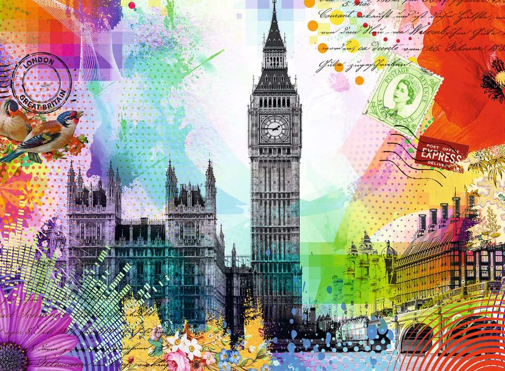 Ravensburger Puzzle 500 Teile Grüße aus London