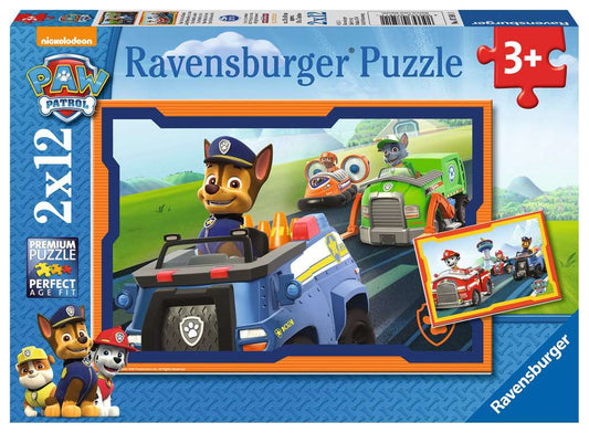 Ravensburger Puzzle 2 X 12 Teile Paw Patrol im Einsatz