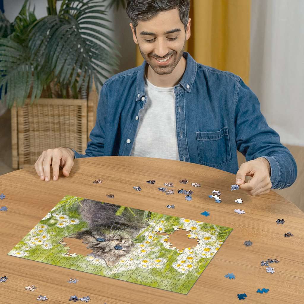 Ravensburger Puzzle 500 Teile Kätzchen in der Wiese