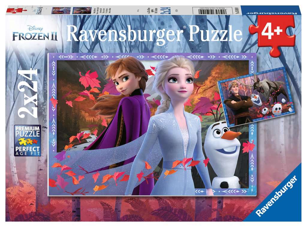 Ravensburger Puzzle 2 X 24 Teile Frostige Abenteuer