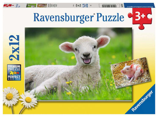 Ravensburger Puzzle 2 X 12 Teile Unsere Bauernhoftiere