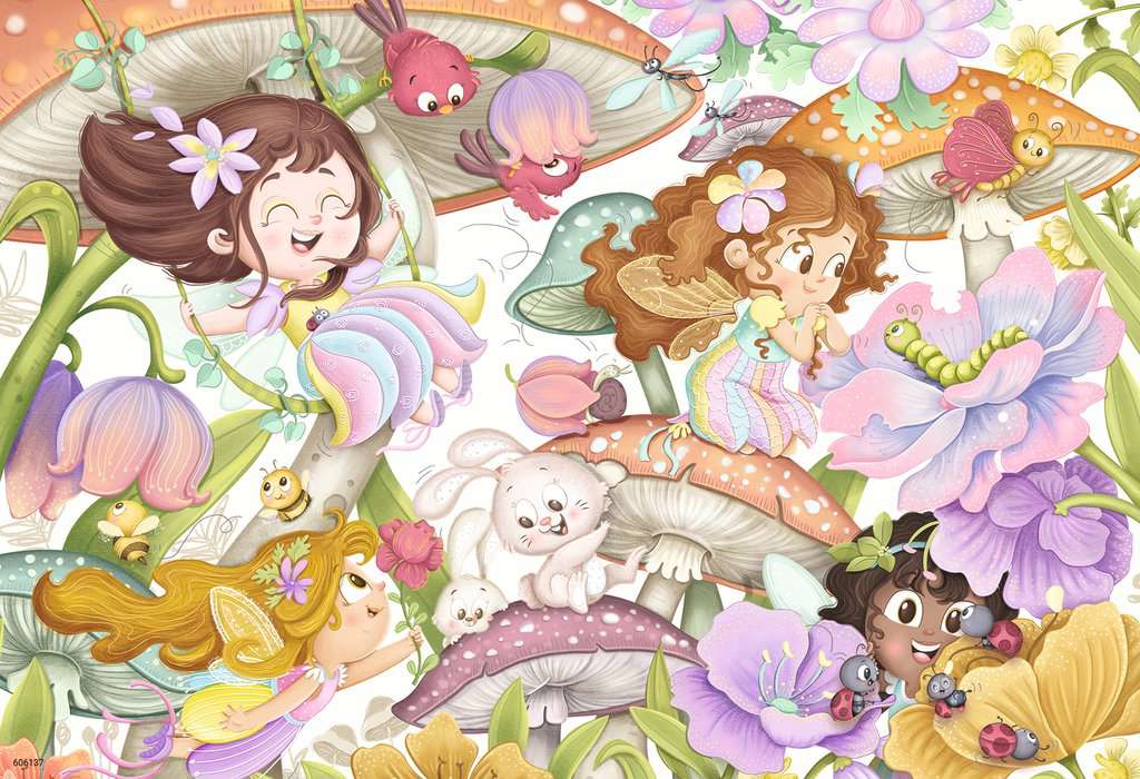 Ravensburger Puzzle 2 X 12 Teile Kleine Feen und Meerjungfrauen