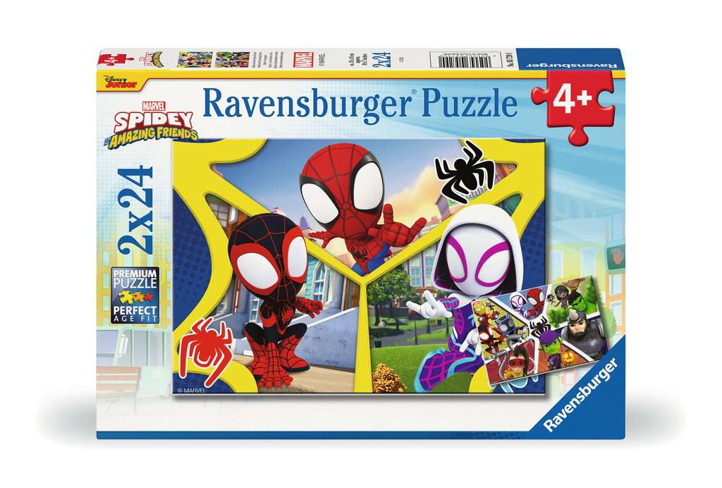Ravensburger Puzzle 2 X 24 Teile Spidey und seine Super-Freunde