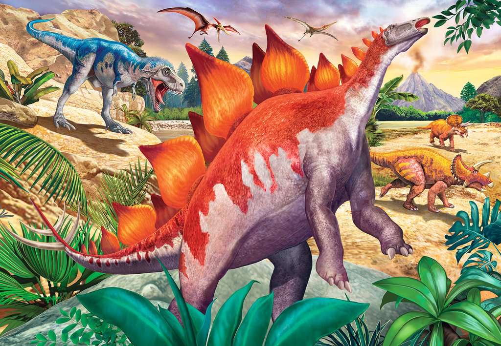 Ravensburger Puzzle 2 X 24 Teile Wilde Urzeittiere
