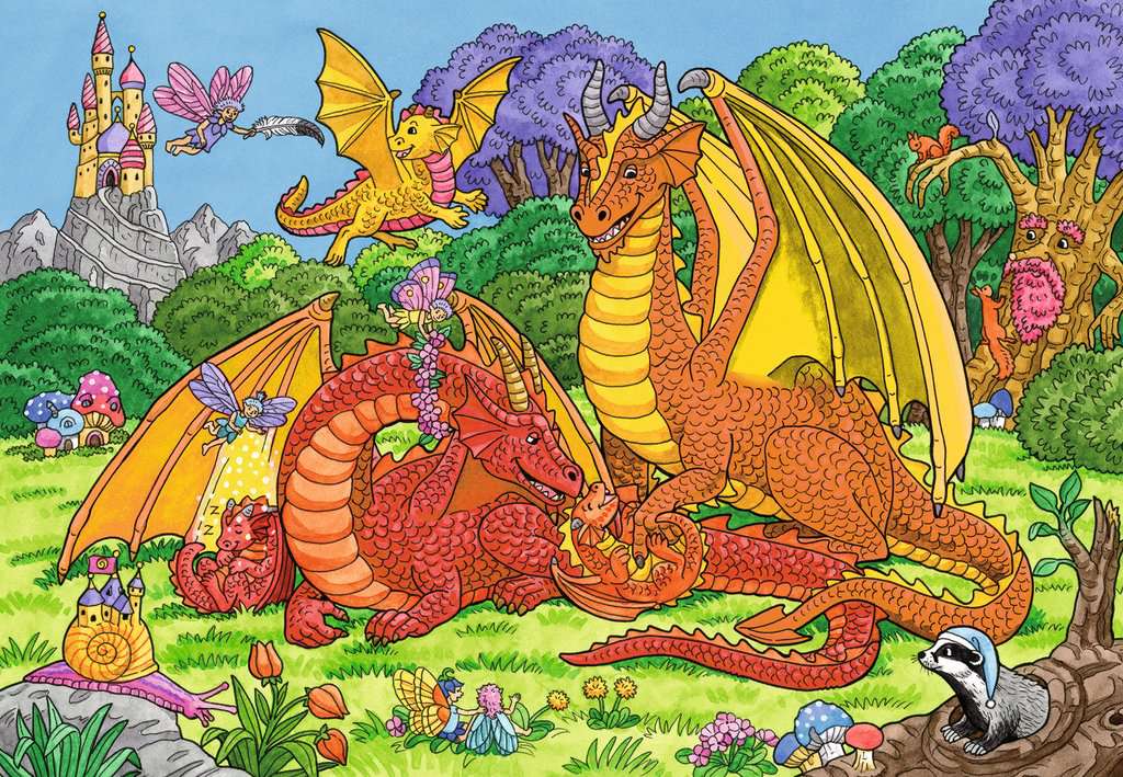 Ravensburger Puzzle 2 X 24 Teile Magischer Wald
