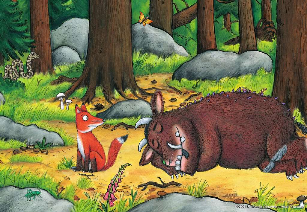 Ravensburger Puzzle 2 X 12 Teile Grüffelo und die Tiere des Waldes