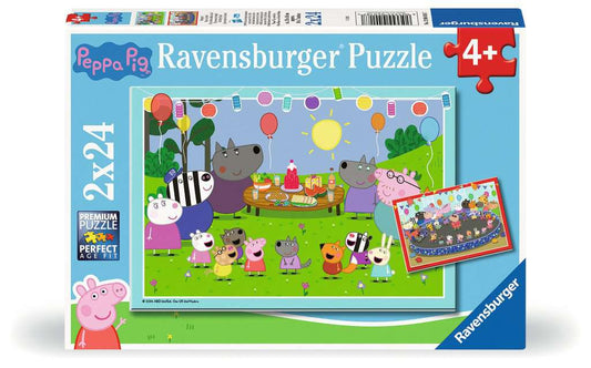 Ravensburger Puzzle 2 X 24 Teile Partyzeit!