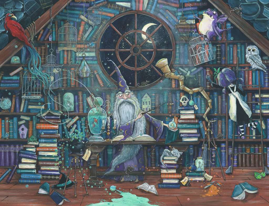 Ravensburger Puzzle 2000 Teile Der Zauberer Merlin