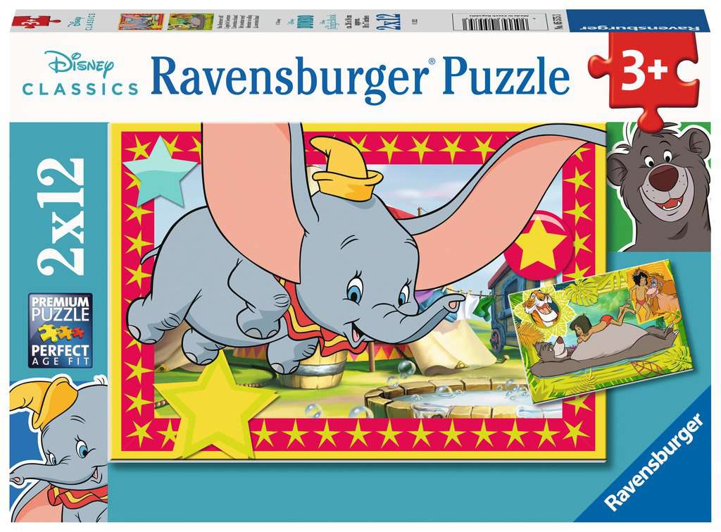 Ravensburger Puzzle 2 X 12 Teile Das Abenteuer ruft!