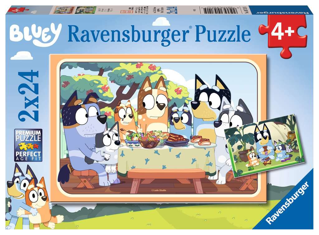 Ravensburger Puzzle 2 X 24 Teile Auf geht's!