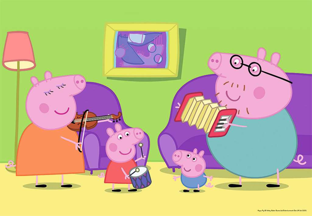 Ravensburger Puzzle 2 X 12 Teile Zuhause bei Peppa