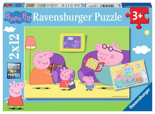 Ravensburger Puzzle 2 X 12 Teile Zuhause bei Peppa