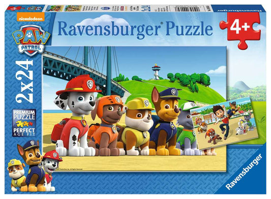 Ravensburger Puzzle 2 X 24 Teile Heldenhafte Hunde
