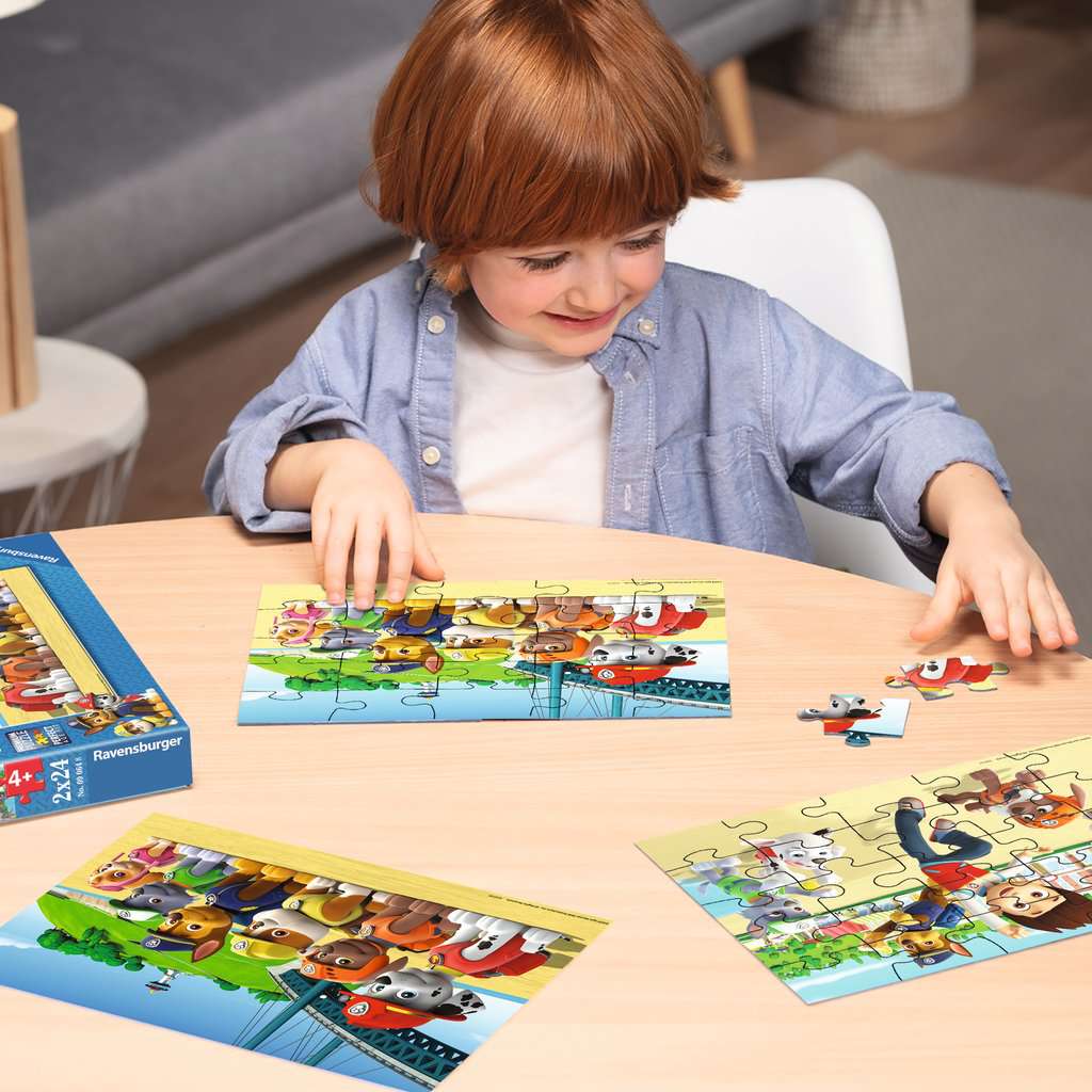 Ravensburger Puzzle 2 X 24 Teile Heldenhafte Hunde