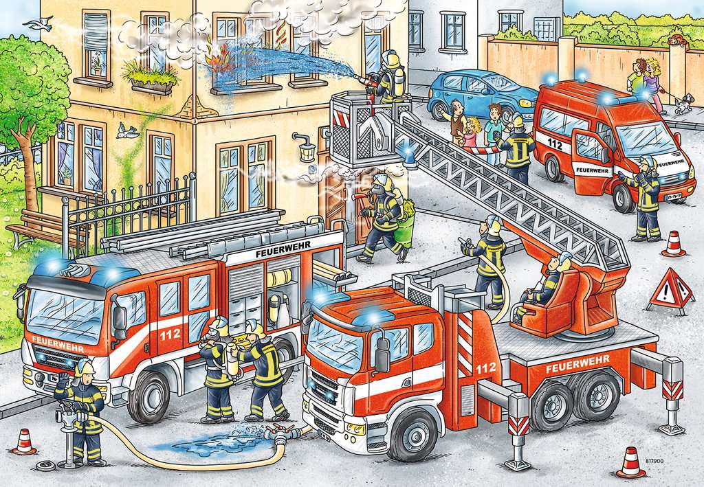 Ravensburger Puzzle 2 X 24 Teile Helden im Einsatz