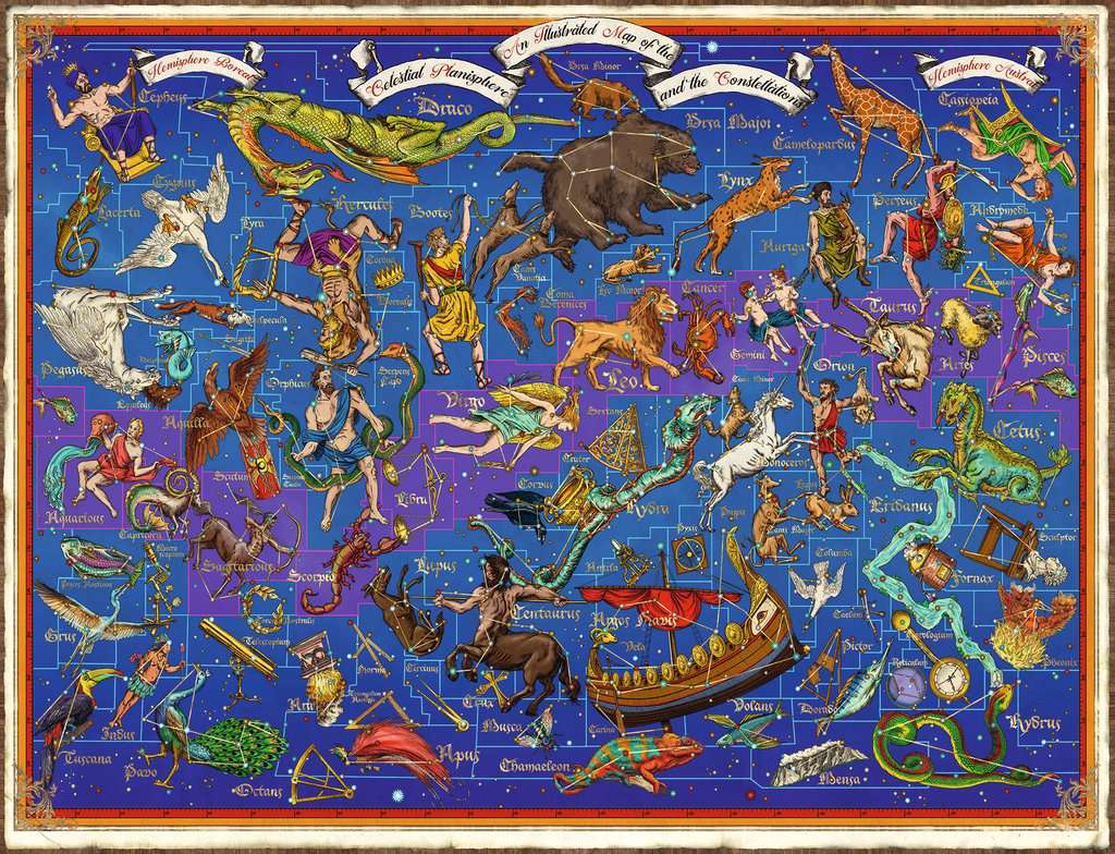 Ravensburger Puzzle 2000 Teile Sternbilder