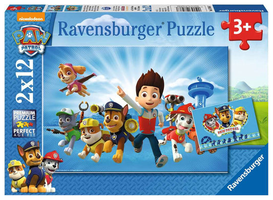 Ravensburger Puzzle 2 X 12 Teile Ryder und die Paw Patrol