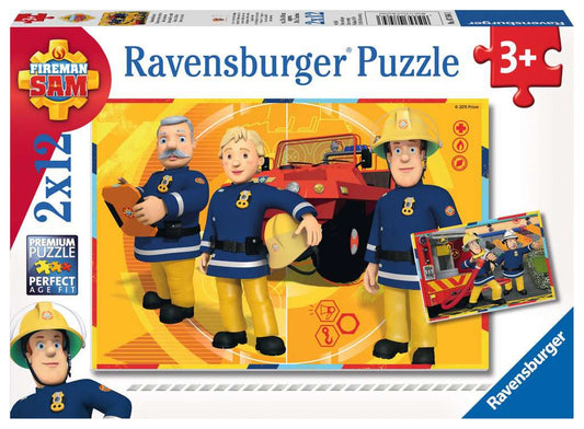 Ravensburger Puzzle 2 X 12 Teile Sam im Einsatz