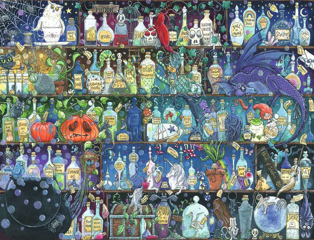 Ravensburger Puzzle 2000 Teile Der Giftschrank