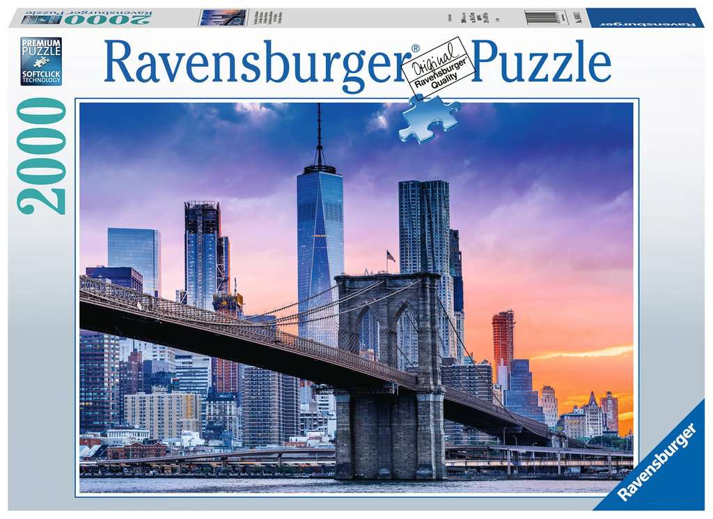 Ravensburger Puzzle 2000 Teile Von Brooklyn nach Manhatten
