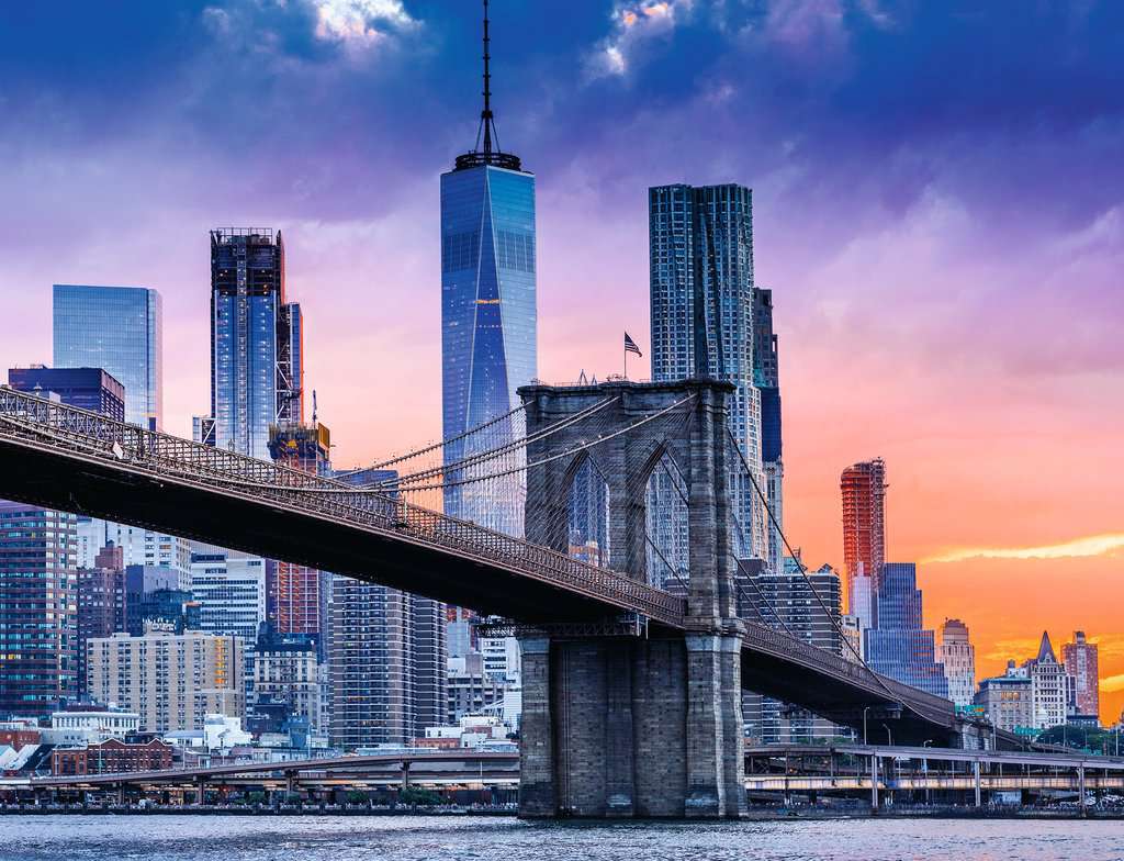 Ravensburger Puzzle 2000 Teile Von Brooklyn nach Manhatten