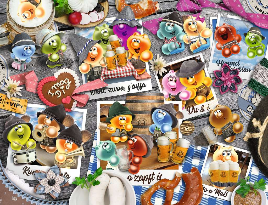 Ravensburger Puzzle 2000 Teile Gelini auf dem Oktoberfest