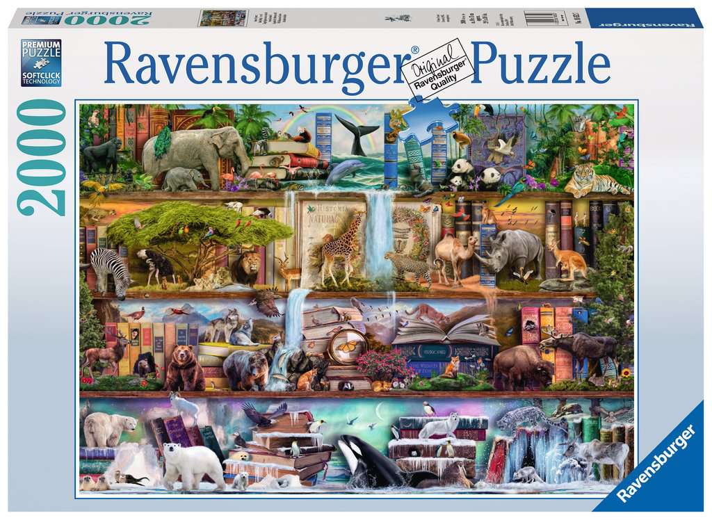 Ravensburger Puzzle 2000 Teile Aimee Stewart: Großartige Tierwelt