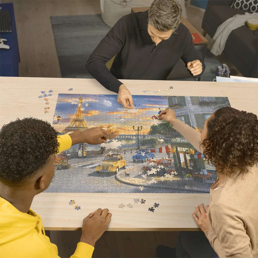 Ravensburger Puzzle 2000 Teile Romantische Abendstunde in Paris