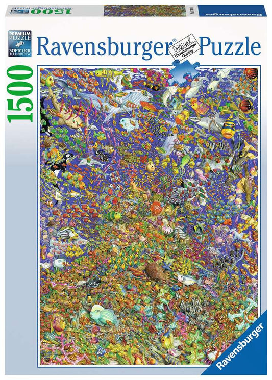 Ravensburger Puzzle 1500 Teile Viele bunte Fische