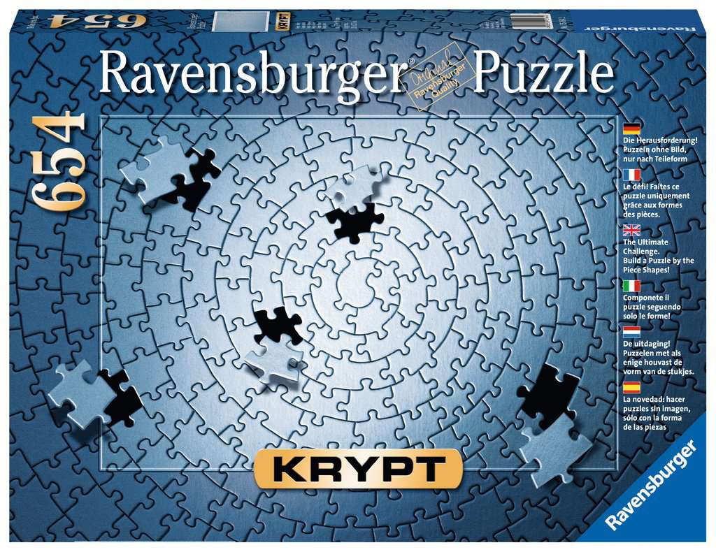 Ravensburger Puzzle 1000 Teile Krypt silber