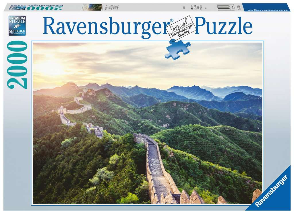 Ravensburger Puzzle 2000 Teile Chinesische Mauer im Sonnenlicht
