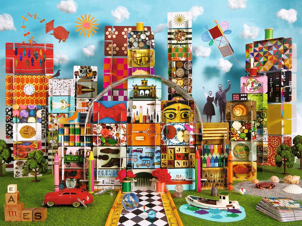 Ravensburger Puzzle 1500 Teile Eames House of Cards Fantasy