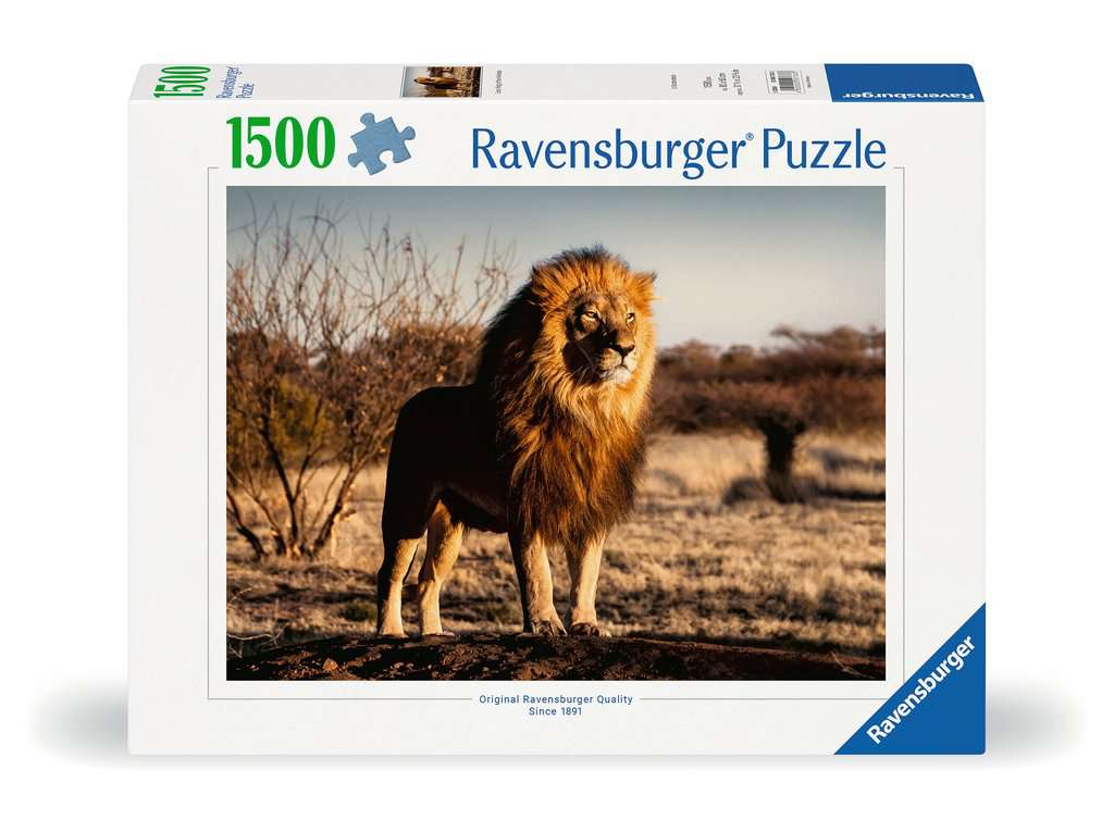 Ravensburger Puzzle 1500 Teile Der Löwe. Der König der Tiere