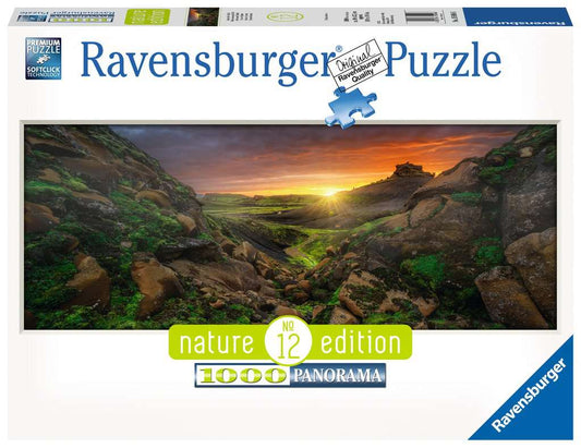 Ravensburger Puzzle 1000 Teile Sonne über Island
