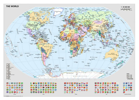Ravensburger Puzzle 1000 Teile Politische Weltkarte